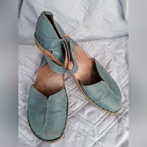Leather sandals, size 39